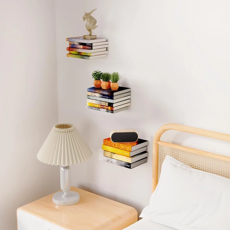 LiftShelf™ — Instantly Transform Any Wall into a Stunning Floating Bookmasterpiece