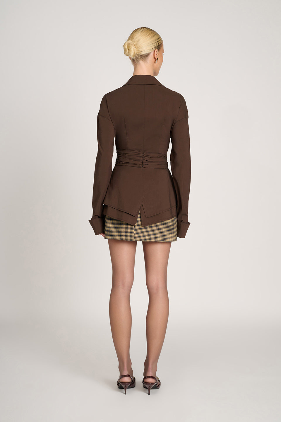 Titanis™ Sculpted Wrap Shirt — Shape Your Power, Own Every Gaze