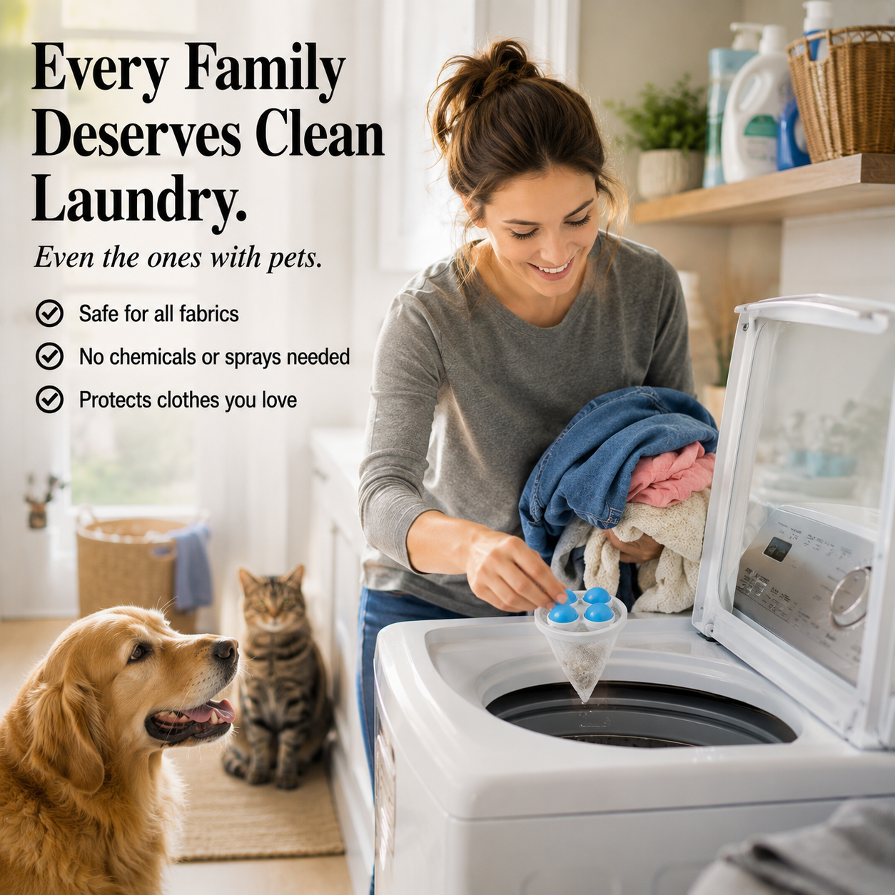 LintLoot — Watch your washer collect fur.