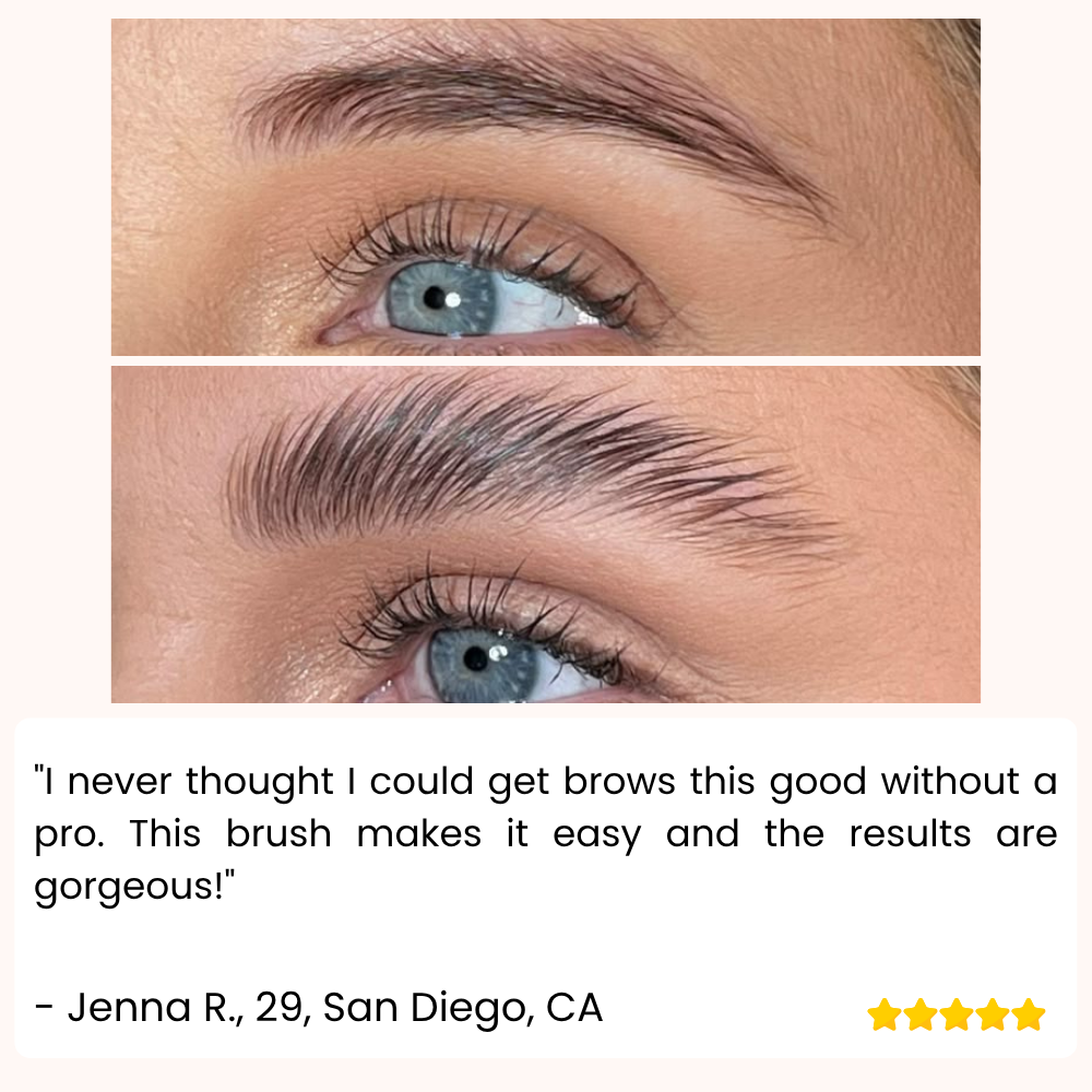 BrowBlaze™ 4D Stroke Mastery Stamp Brush — Instantly Command Attention with Bold, Flawless Brows That Never Quit