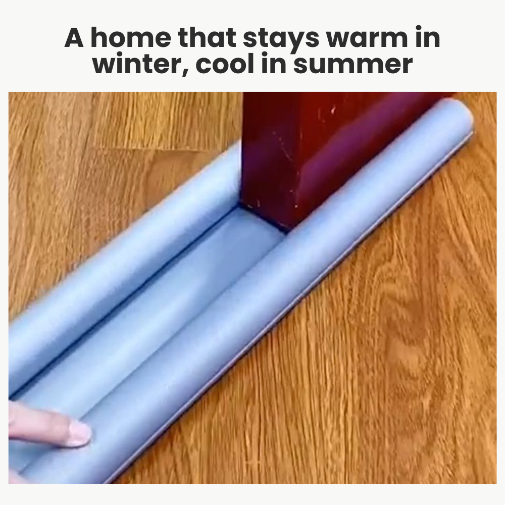 GripSeal™ Door Seal Strip — Lock Out Noise, Drafts, and Energy Waste for Year-Round Comfort (1+1 free)