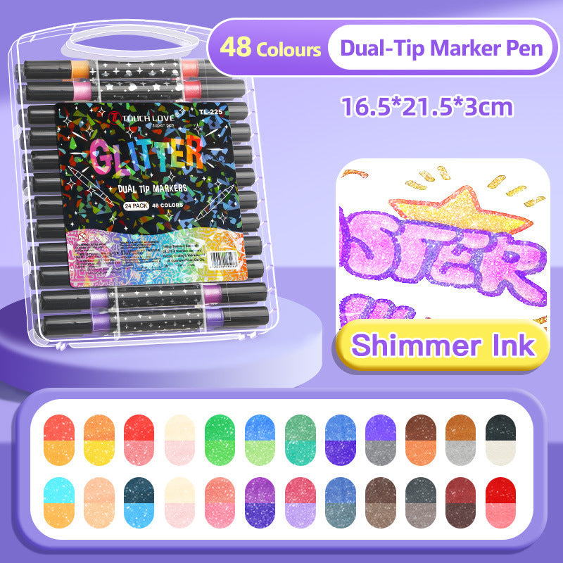 StellarShine Glitter Gel Pens — Ignite Your Imagination with Smudge-Proof, Eco-Friendly Sparkle