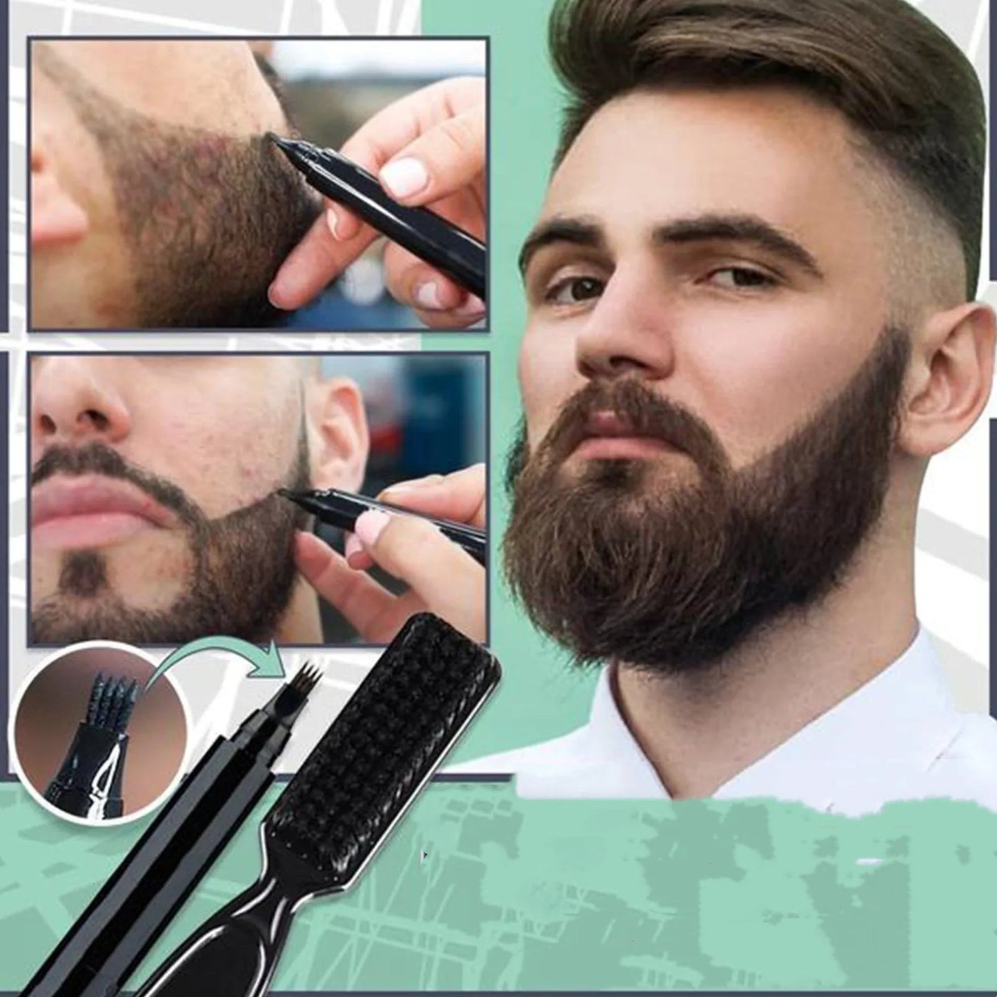 BeardMaster™ Fill Pen — Instantly Command Respect with a Fuller, Flawless Beard