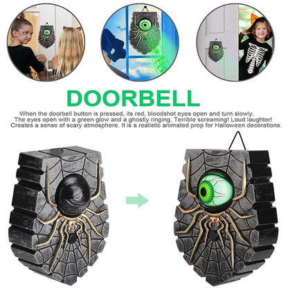 FrightraGlow One-Eyed Doorlock — Transform Your Porch into an Unforgettable Nightmare of Terror