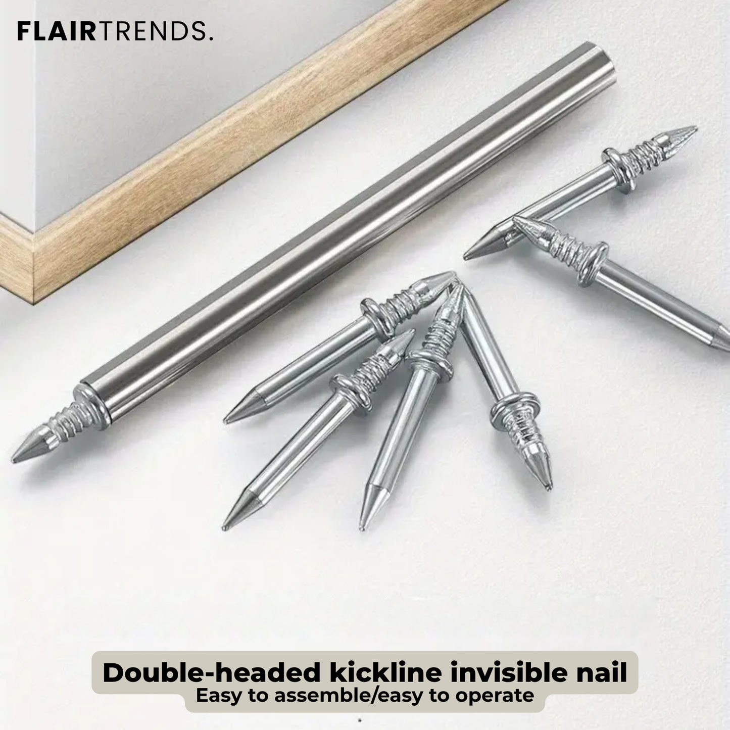 GripForge™ — Nail Your Trim Perfectly Without Drills or Wall Damage (50+50 free)