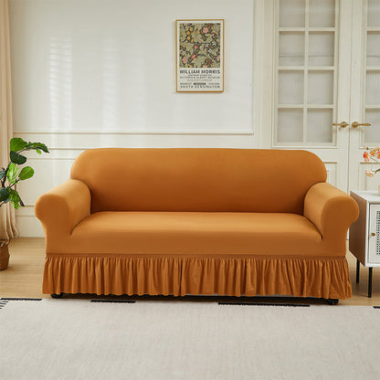Velvet-Rich Sofa Slipcover — Wrap Your Sofa in Irresistible Plush Comfort and Unshakable Pet-Proof Style