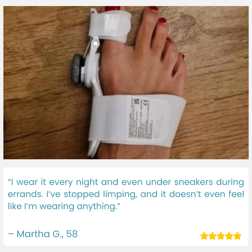 StrideRight — Break Free from Bunion Pain and Step into Comfort All Day