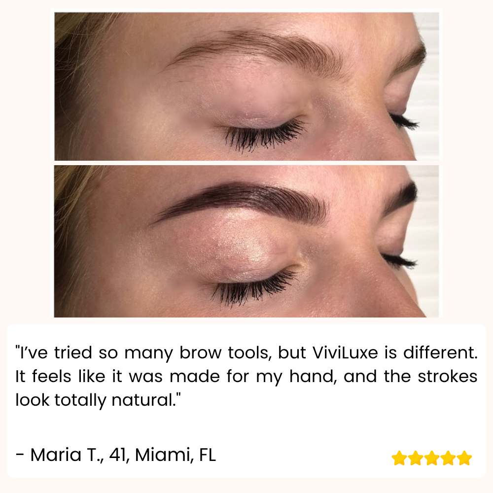 ViviLuxe Precision Brush — Shape Flawless Brows That Boost Your Confidence Instantly