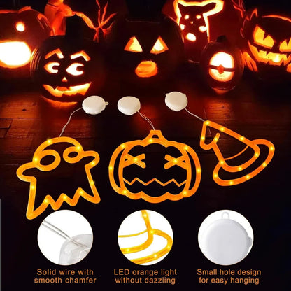 EmberLoom Halloween Window Lights — Ignite Your Home with Fierce, Fearsome Glow That Commands Every Eye