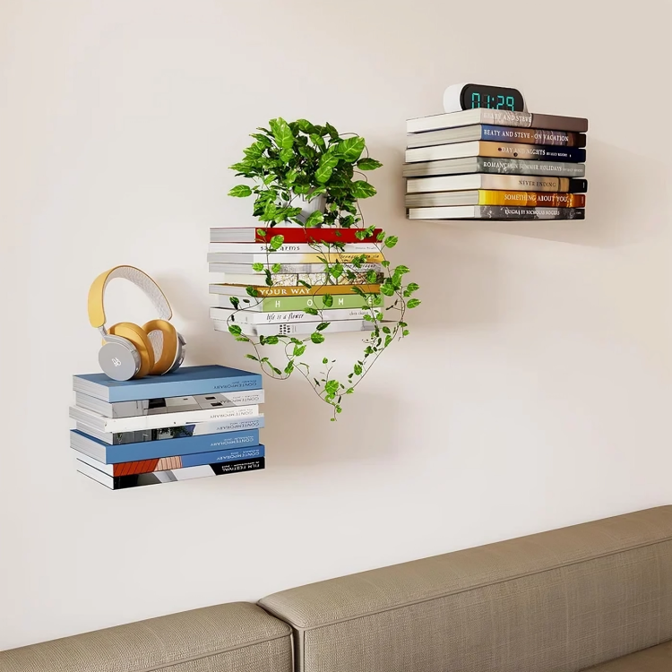 Invisible Shelf — Turn Your Books Into Gravity-Defying Masterpieces That Amaze Instantly