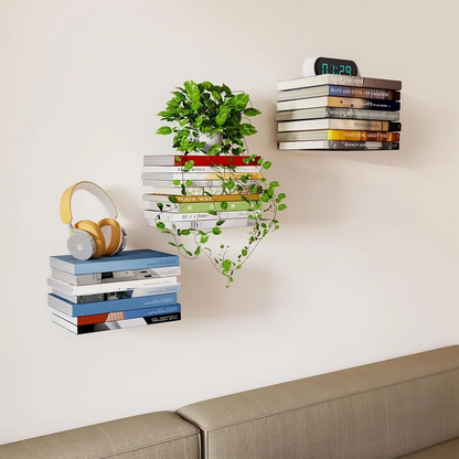 Invisible Shelf — Turn Your Books Into Gravity-Defying Masterpieces That Amaze Instantly