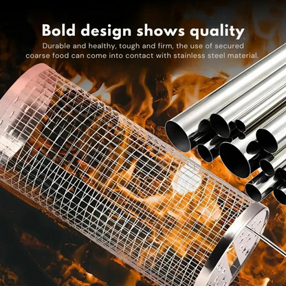 GrillMasterSpin™ — Effortless, Even Cooking That Makes You the BBQ Hero Every Time