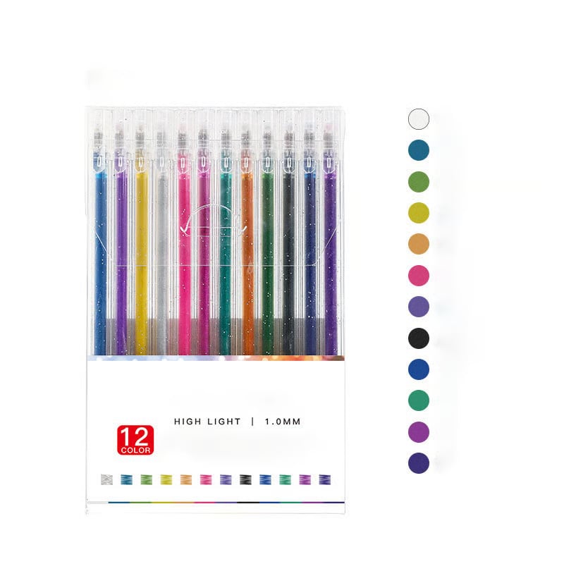 LumeLuxe Glitter Gel Pens — Ignite Every Page with Stunning, Smudge-Proof Sparkle