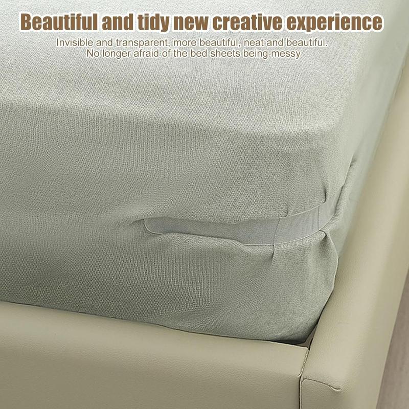 GripForce Sheet Holders — Sleep Tight All Night with Wrinkle-Free, Snug Bedding (4 pieces)