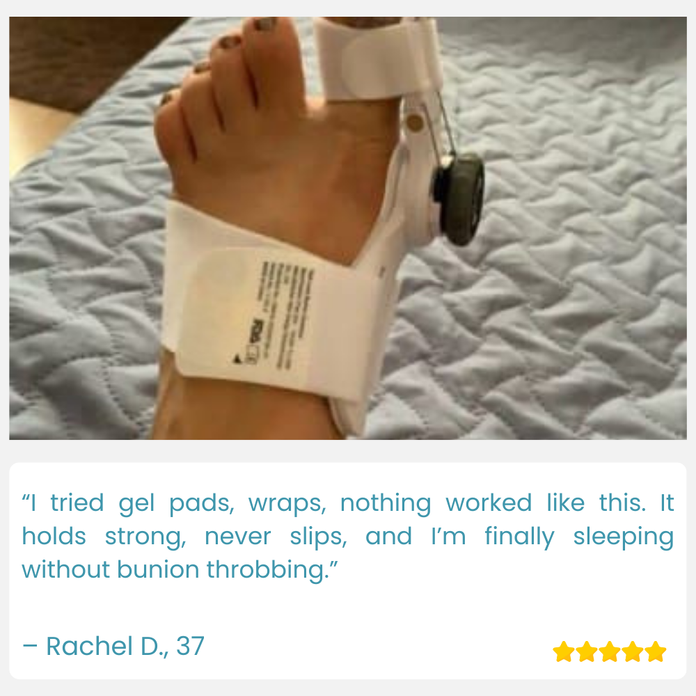 StrideRight — Break Free from Bunion Pain and Step into Comfort All Day