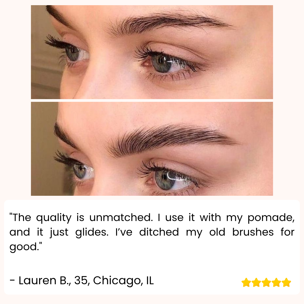 BrowBlaze™ 4D Stroke Mastery Stamp Brush — Instantly Command Attention with Bold, Flawless Brows That Never Quit