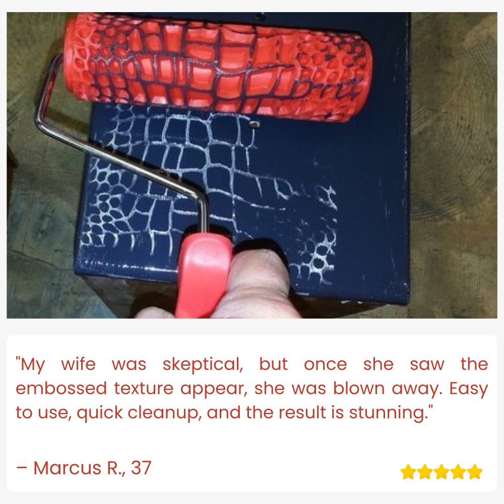 VibraStamp Roller — Transform Walls into Instant Show-Stopping Masterpieces with Zero Hassle