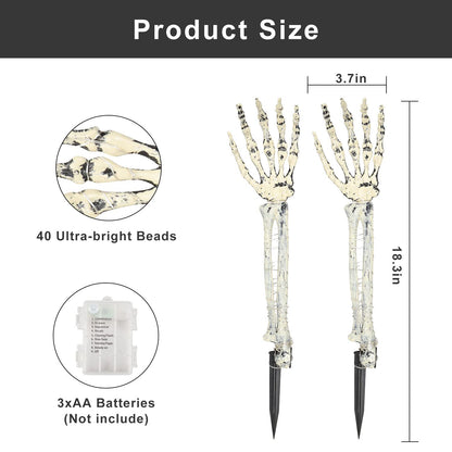 VoodraGlow™ — Command Terrifying Attention with Glowing, Grabbing Skeleton Arms That Haunt Every Heartbeat (1+1 free)