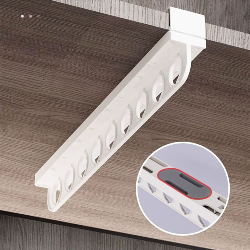 PowerGrip Retractable Clothes Rack — Unlock Hidden Space and Command Closet Control Instantly
