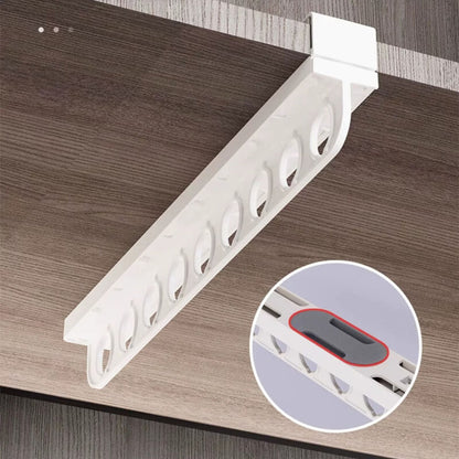 PowerGrip Retractable Clothes Rack — Unlock Hidden Space and Command Closet Control Instantly