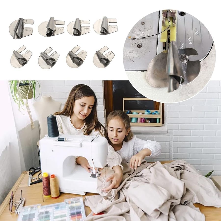 EdgeMaster™ Hem Sewing Foot Set — Achieve Perfect, Professional Hems That Impress Instantly