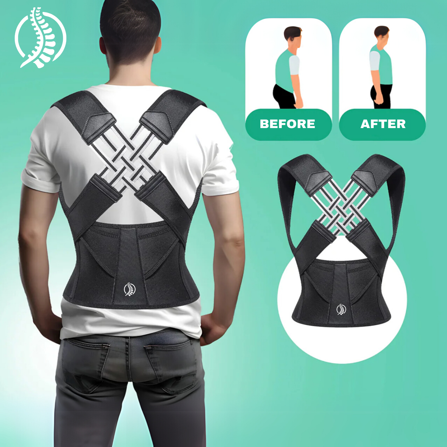 Posture Corrector Harness — Own Every Room with Pain-Free, Confident Strength