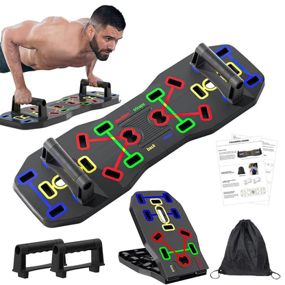 TitanPush 10-in-1 Foldable Power Board — Build Rock-Solid Strength Anytime, Anywhere