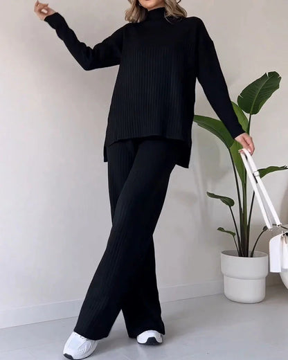 Knit Two-Piece Set — Slip Into Supreme Comfort and Own Every Moment with Effortless Style