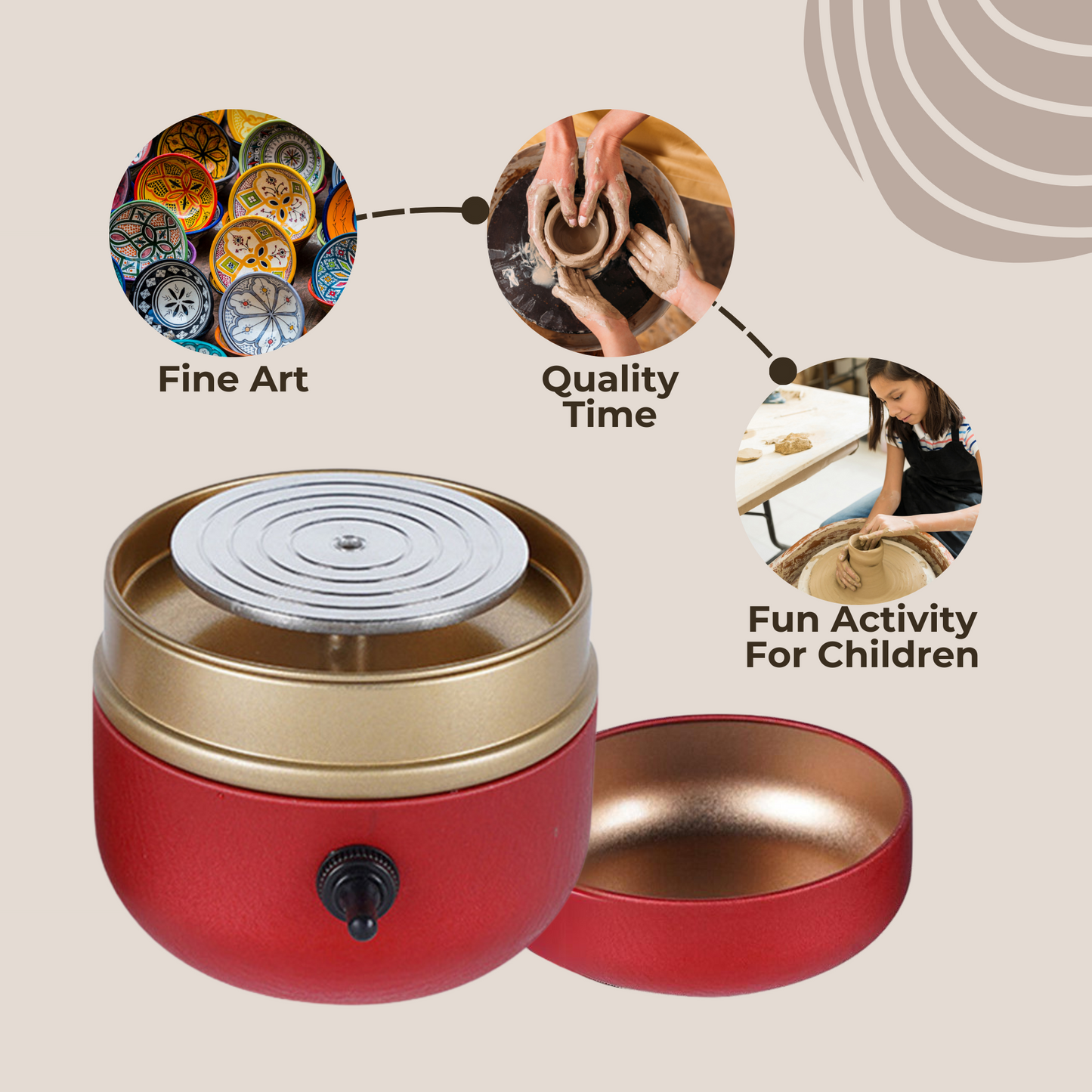 ClayVortex™ — Ignite Your Creative Soul with Effortless, Jaw-Dropping Pottery Anywhere