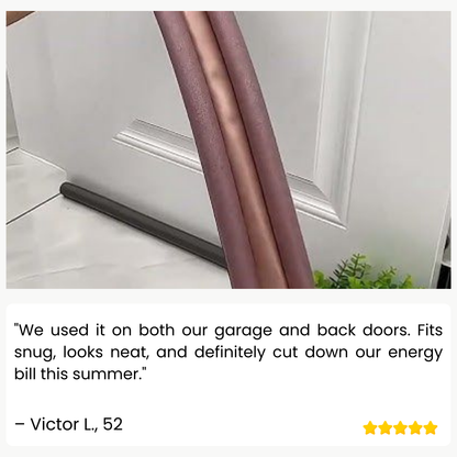 GripSeal™ Door Seal Strip — Lock Out Noise, Drafts, and Energy Waste for Year-Round Comfort (1+1 free)