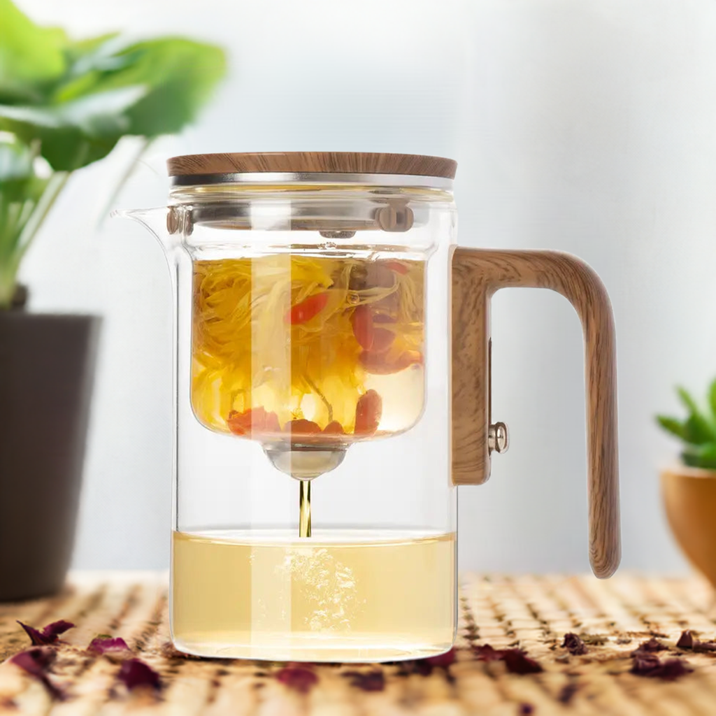 HeatShield BrewMaster Teapot — Brew Perfect Tea Every Time, Ignite Your Senses with Pure Luxury