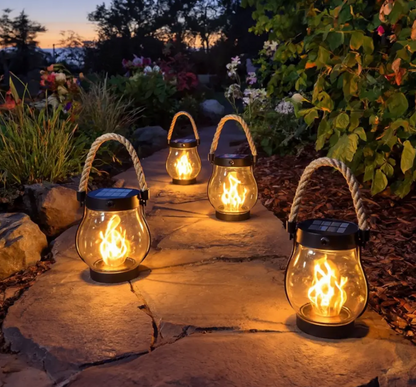 SolarFlame Aura Lantern — Light Up Nights with Safe, Hypnotic Flicker Magic