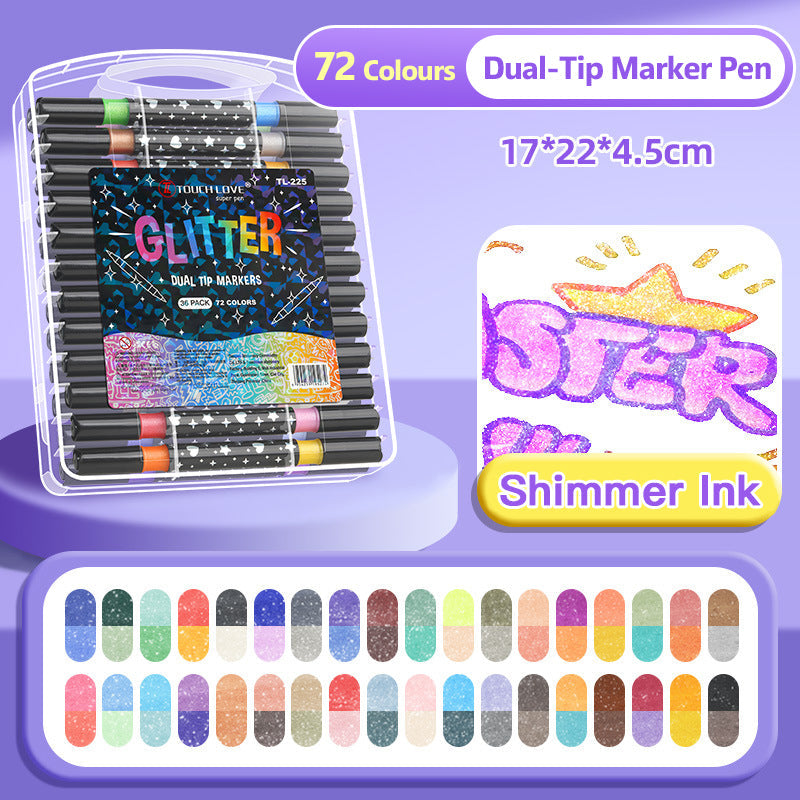StellarShine Glitter Gel Pens — Ignite Your Imagination with Smudge-Proof, Eco-Friendly Sparkle