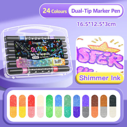 StellarShine Glitter Gel Pens — Ignite Your Imagination with Smudge-Proof, Eco-Friendly Sparkle