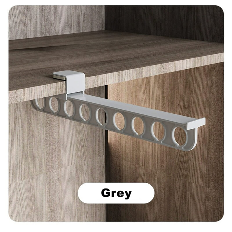 PowerGrip Retractable Clothes Rack — Unlock Hidden Space and Command Closet Control Instantly