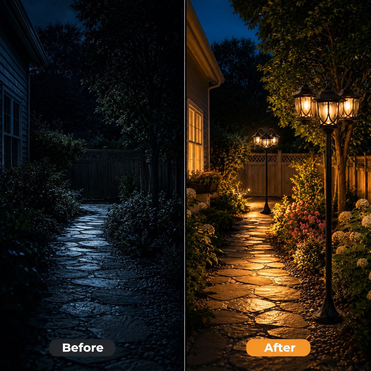 Verana — The warm glow your yard's been missing.