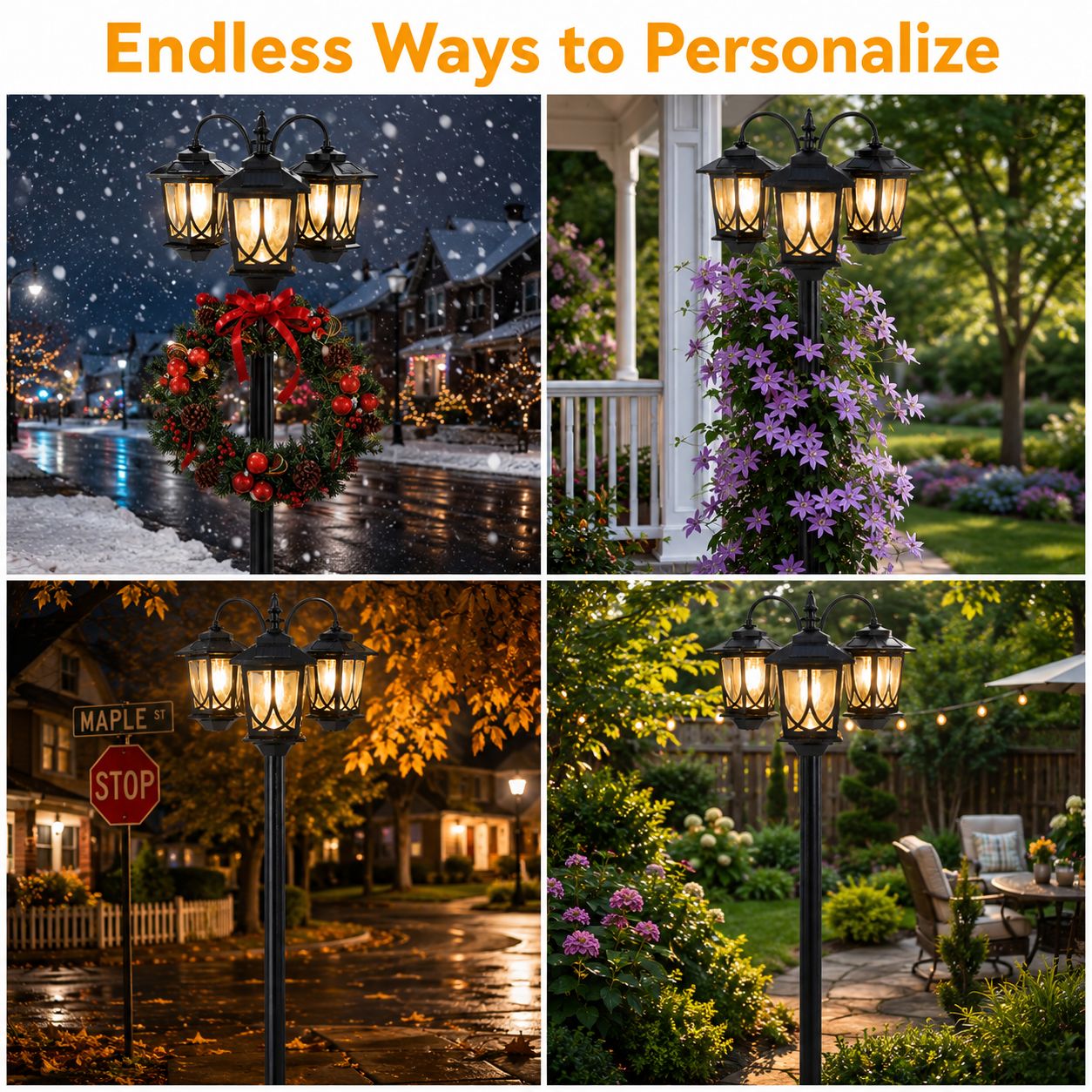 Verana — The warm glow your yard's been missing.