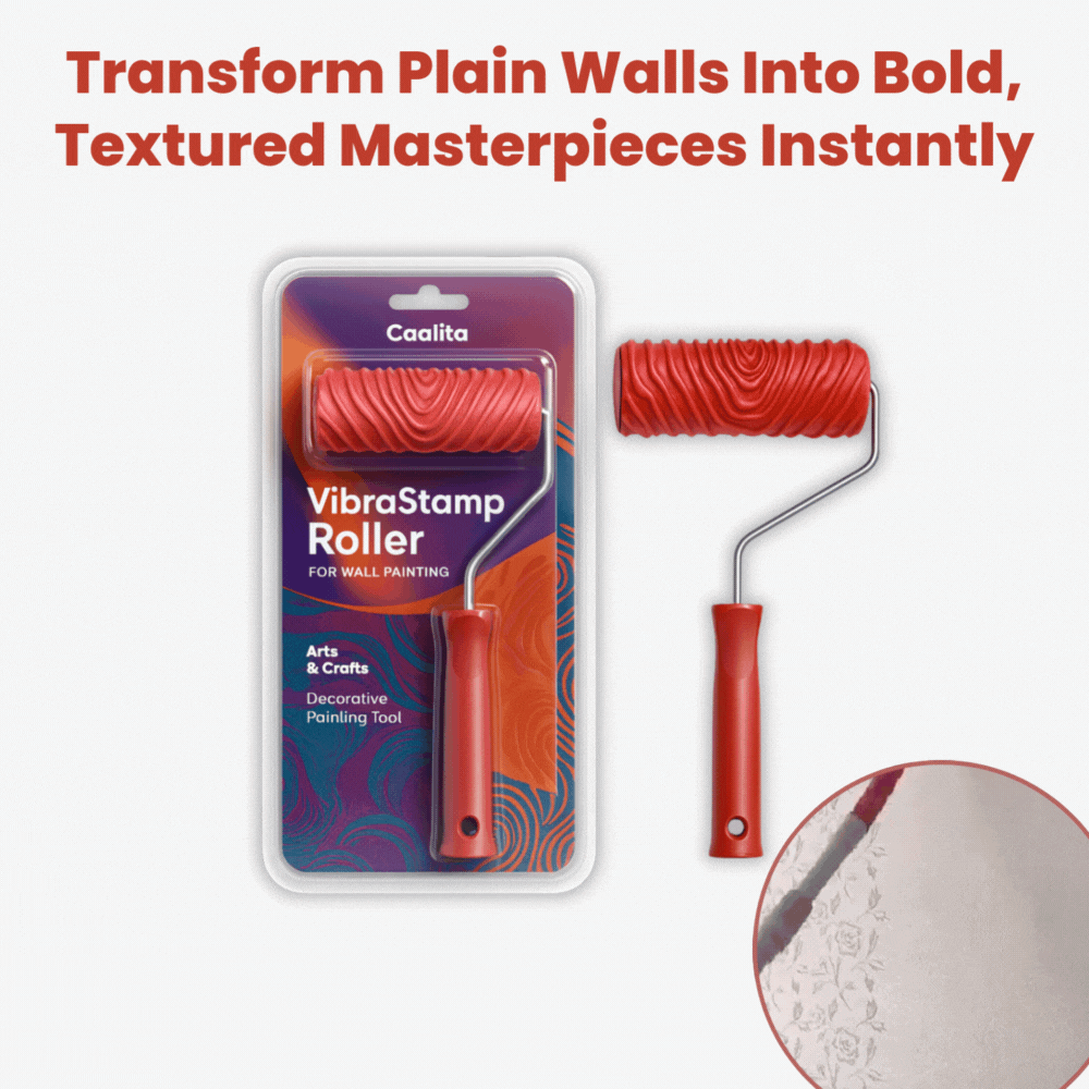 VibraStamp Roller — Transform Walls into Instant Show-Stopping Masterpieces with Zero Hassle
