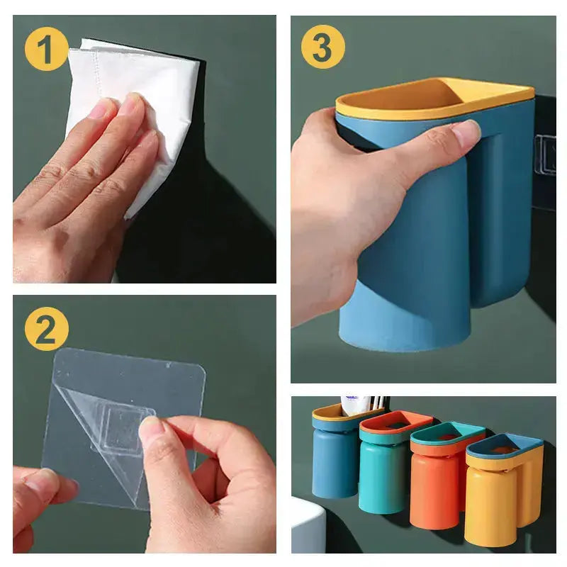 GripTidy Magnetic Toothbrush System — Transform Your Bathroom into a Germ-Free, Clutter-Free Sanctuary