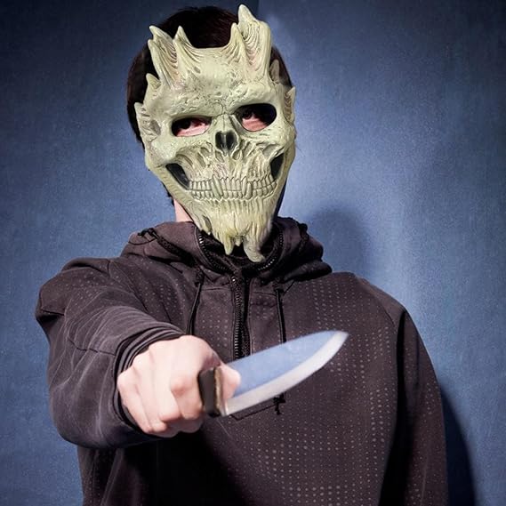 InfernoGrim Skull Mask — Command Every Fearful Heart with Unmatched Realism and Comfort