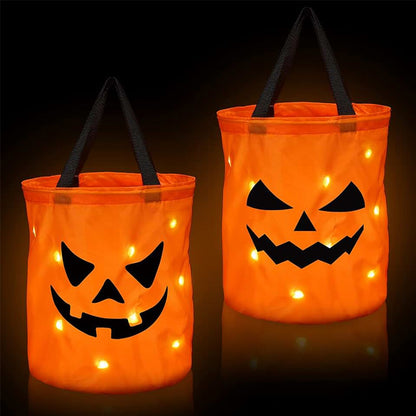 LumaPumpkin Tote — Light Up Safety and Make Every Trick-or-Treat Moment Unforgettable