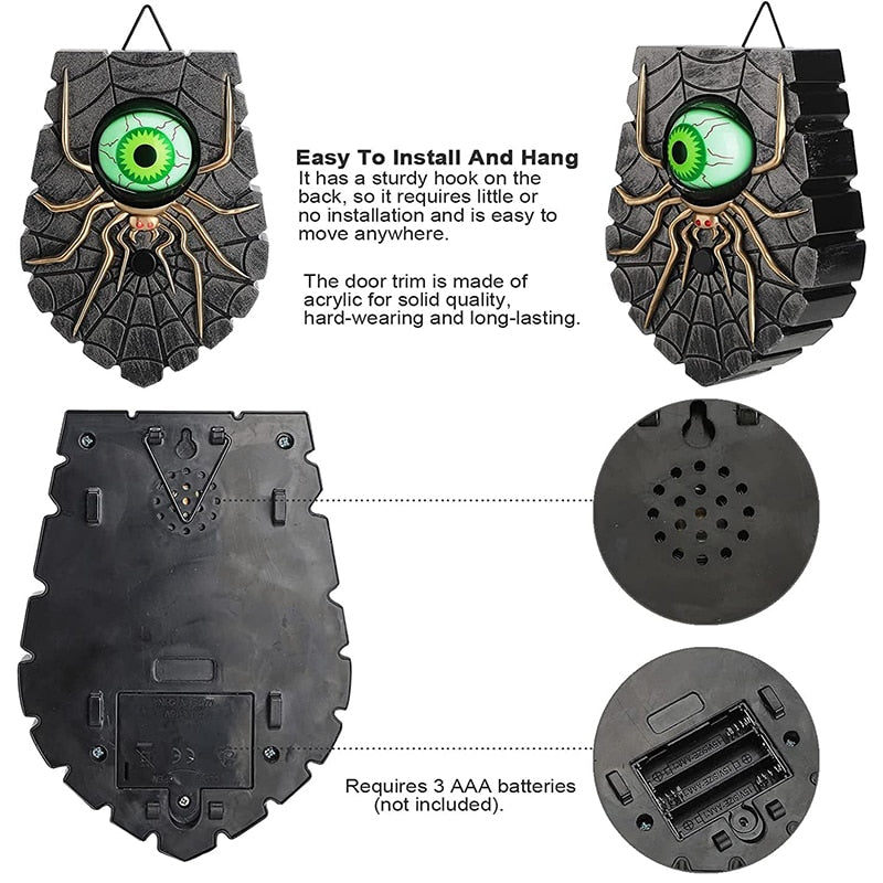 FrightraGlow One-Eyed Doorlock — Transform Your Porch into an Unforgettable Nightmare of Terror
