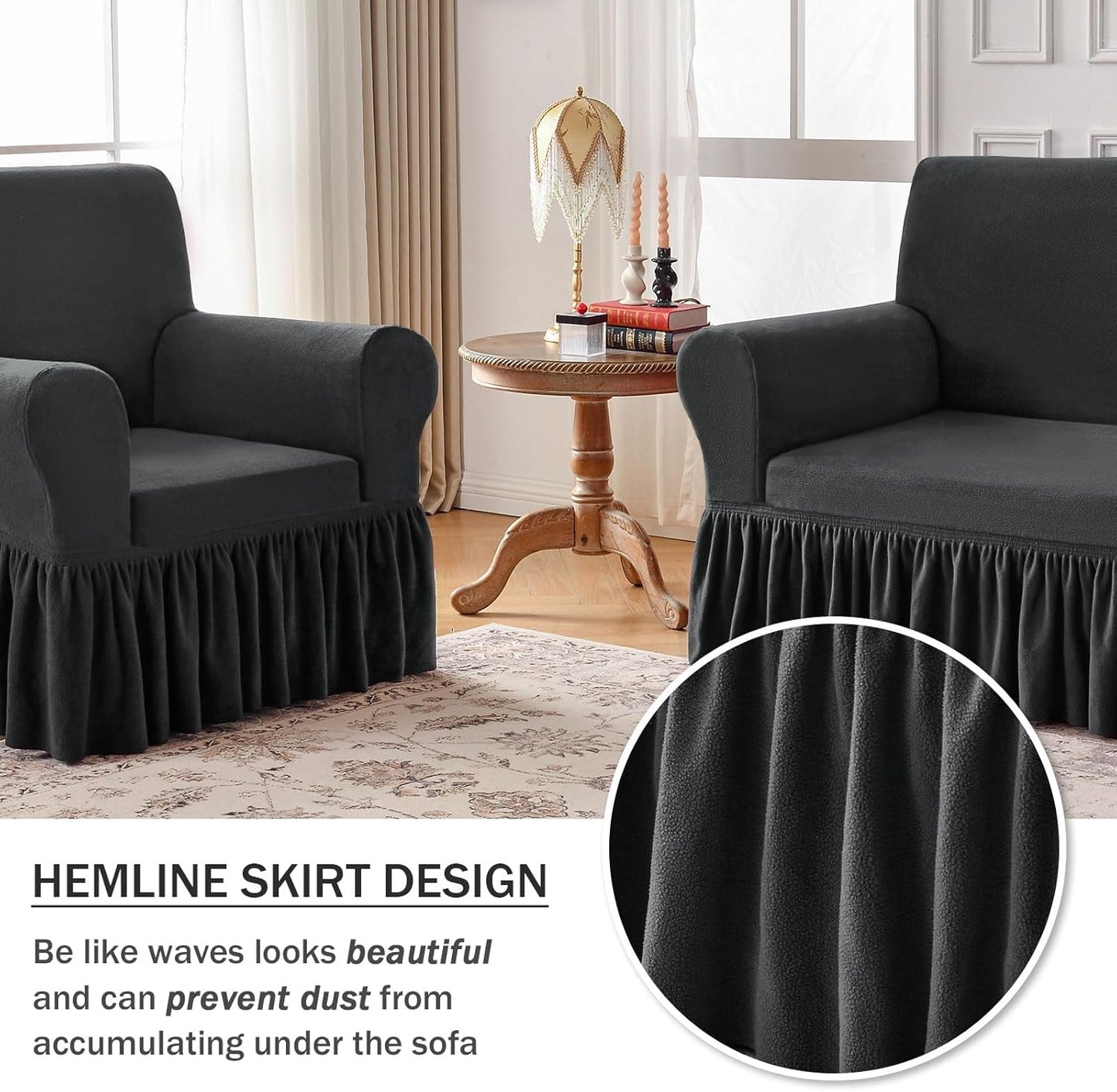 Velvet-Rich Sofa Slipcover — Wrap Your Sofa in Irresistible Plush Comfort and Unshakable Pet-Proof Style