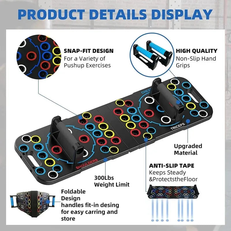 PushPro Board™ — Ignite Explosive Muscle Power and Sculpt a Jaw-Dropping Physique