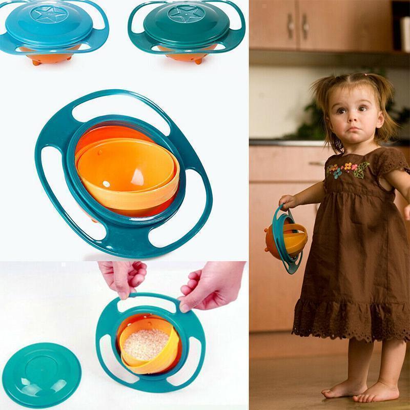 Baby Universal Gyro Bowl — Turn Toddler Mess Into Stress-Free Mealtime Magic