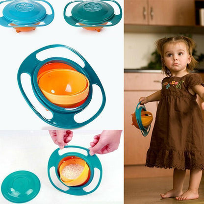 Baby Universal Gyro Bowl — Turn Toddler Mess Into Stress-Free Mealtime Magic