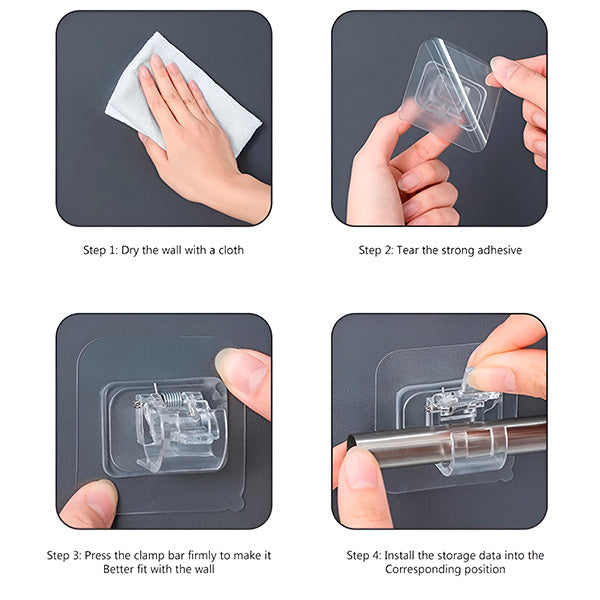 IronClasp™ Power Hooks — Take Command of Your Chaos with Unbreakable Grip and Instant Order (4 pieces)