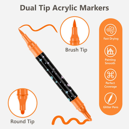 StellarShine Glitter Gel Pens — Ignite Your Imagination with Smudge-Proof, Eco-Friendly Sparkle