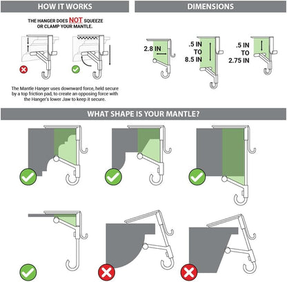 ClingCradle — Keep Your Stockings Perfectly Hung Without a Single Slip or Scratch