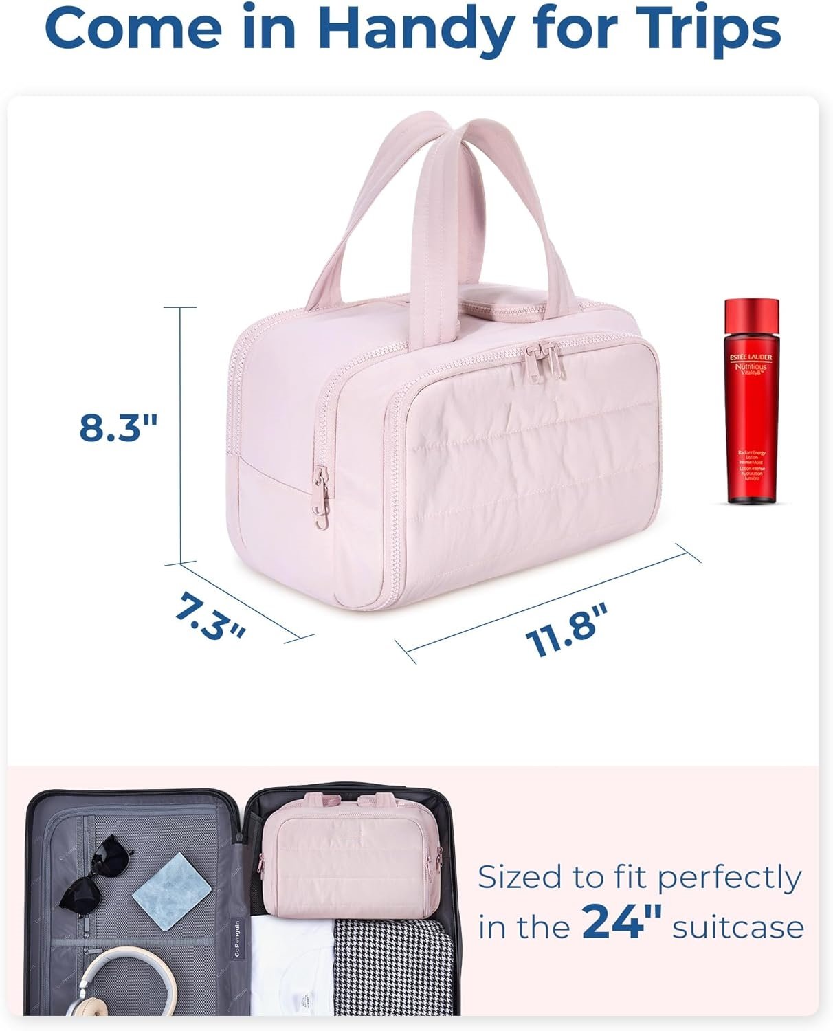 Convely Travel Free Toiletry Bag — Master Packing with Effortless Control and Leak-Proof Confidence